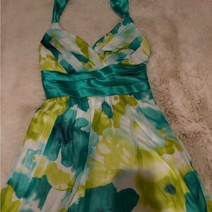 Trixxi floral backless dress